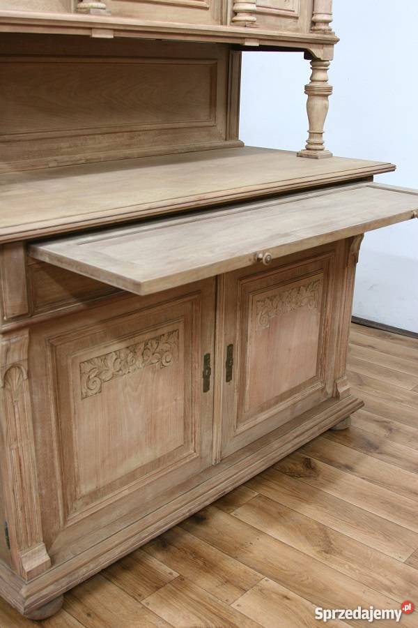 Orzechowy Kredens Secesyjny Oczyszczony mazowieckie