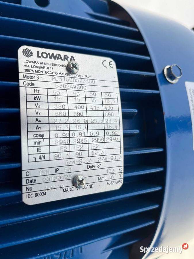 Pompa Lowara 15SV17P150T 824m3h 15Kw Nowa Tuliszków