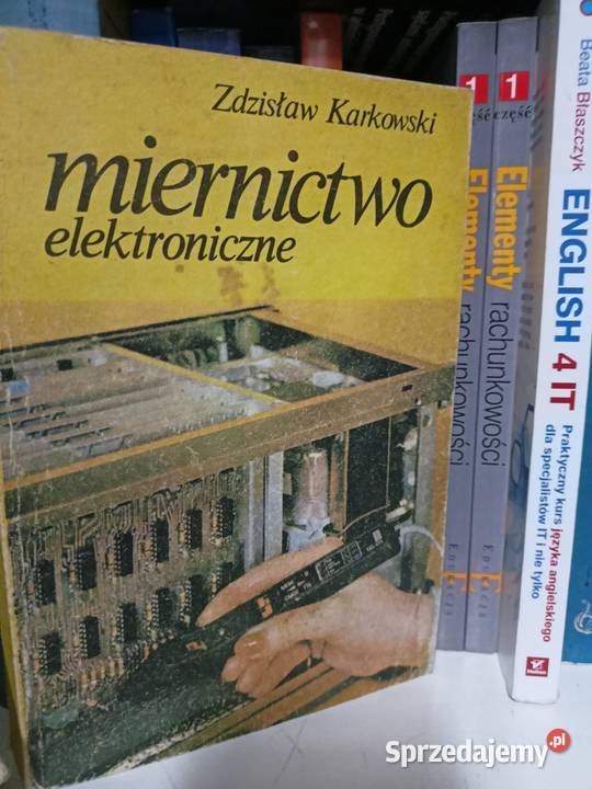 Miernictwo elektroniczne podręczniki szkolne Warszawa sprzedam