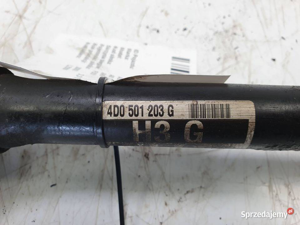 PÓŁOŚ LEWA TYŁ AUDI A8 D2 4D0501203G osobowe