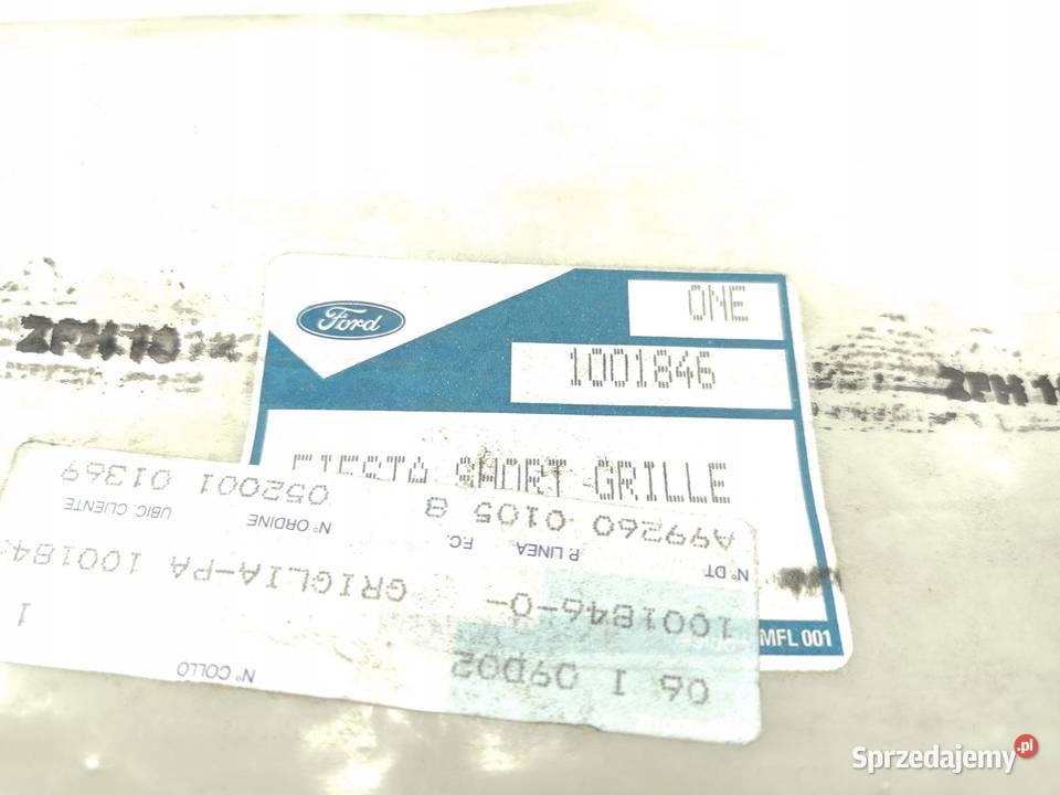 KRATKA ZDERZAKA PRZÓD FORD FIESTA 9503 ORYGINAŁ Karoseria lubelskie