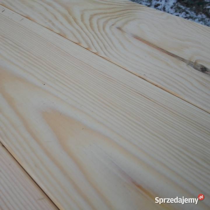 80 x 12 Naturalna deska drewniana heblowana Materiały budowlane wielkopolskie Poznań