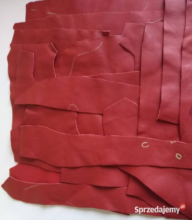 Skóra 730 g Licowa Włoska średnie i małe kawałki Gdańsk