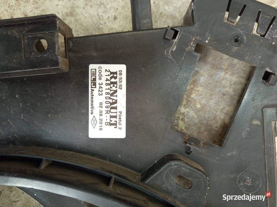 Wentylator chłodnicy Dacia Sandero 3 orginal osobowe sprzedam