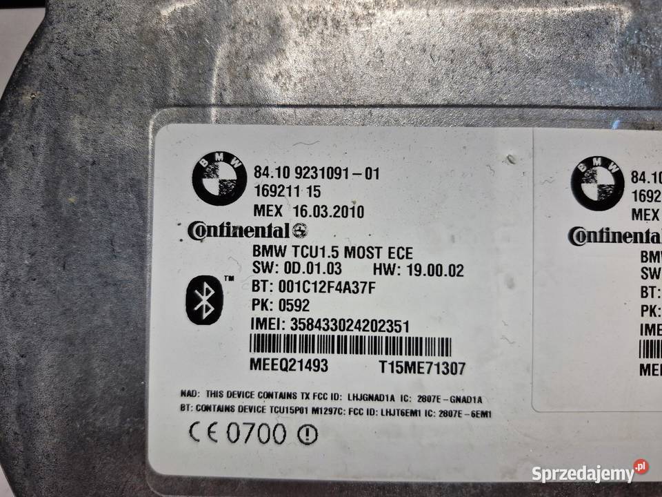 BMW F07 F10 F01 F02 F03 F04 E70 E88 E90 MODUŁ sprzedam