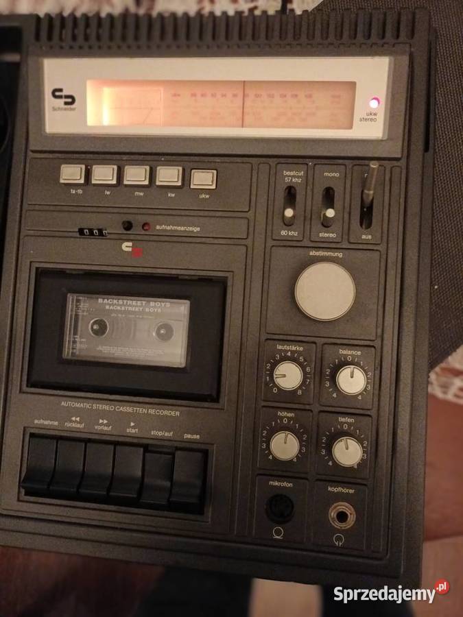 Radio kombajn Schneider Hansetaic uszkodzony Radioodtwarzacze Tychy sprzedam