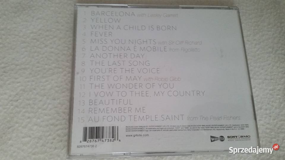 G4 G4 FRIENDS 2005 SONY BMG Bonus CD pop lubelskie Puławy sprzedam