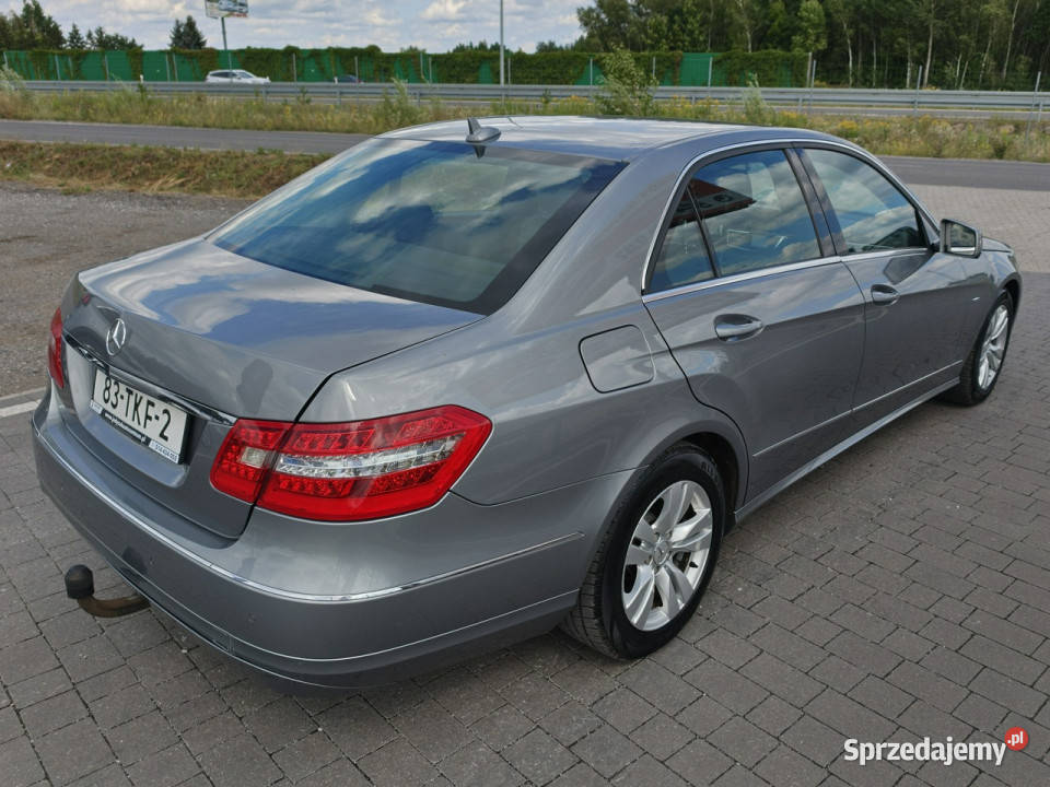 Mercedes E 220 W212 2009 elektrycznie ustawiane fotele mazowieckie Lipówki