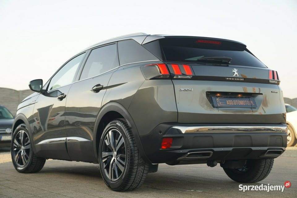 Peugeot 3008 GT ful led pełna skóra masaze hak przyciemniane szyby Otmuchów