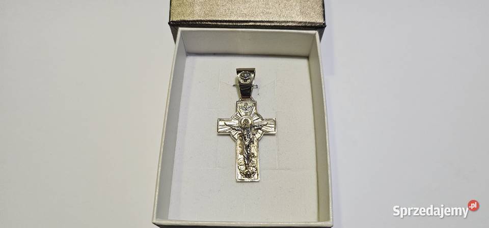 Złoty Krzyżyk Męski waga 1050 gr Piękny Nowy Szprotawa