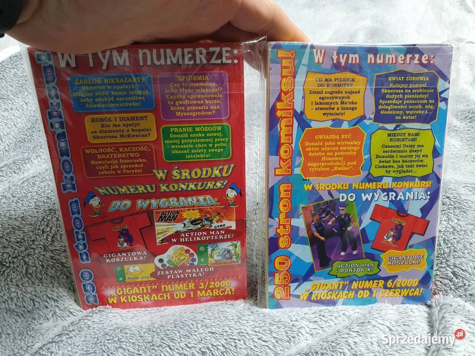 Komiks Gigant tom 2 i 5 2000 stan Gdynia
