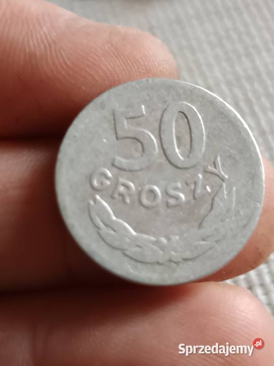 Sprzedam monete 50 gr 1949 wwwww Chełm