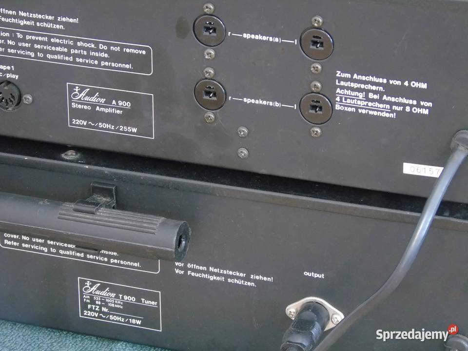 Wzmacniacz i Tuner Audion A900 i T900 sprawne