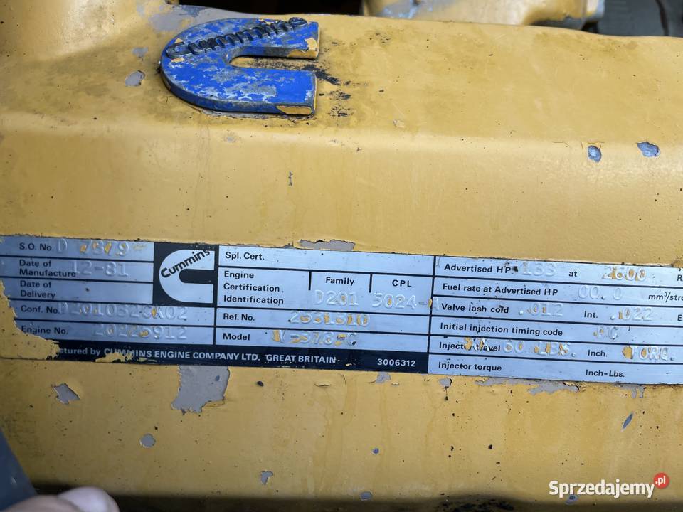 Ładowarka Clark 55c Cummins silnik V6
