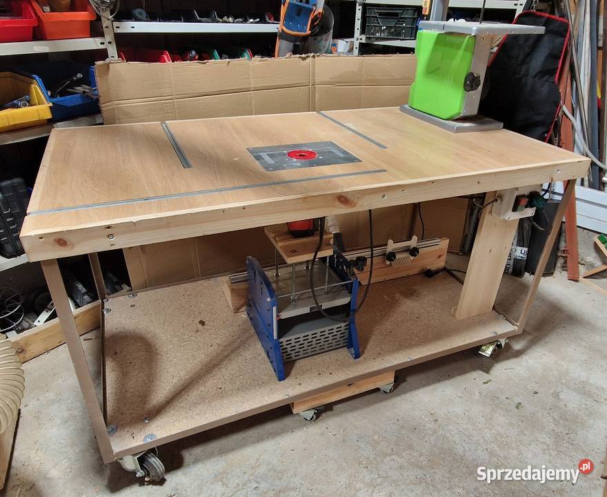 stół warsztatowy frezarski 2w1 z frezarką Makita Aleksandrów Łódzki