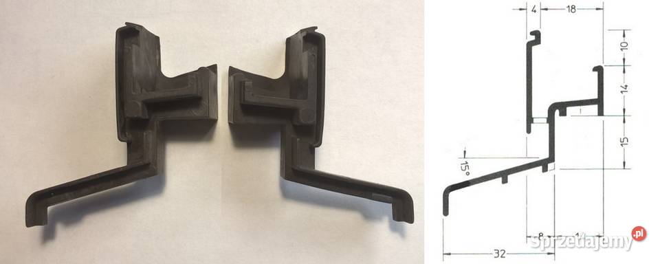 Zakończenia okapnika okiennego różne rodzaje kujawsko-pomorskie Bydgoszcz