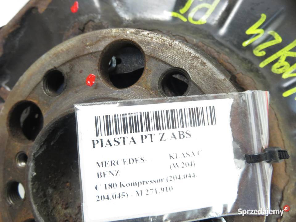 PIASTA TYLNA PRAWA MERCEDES W204 C 180 sprzedam