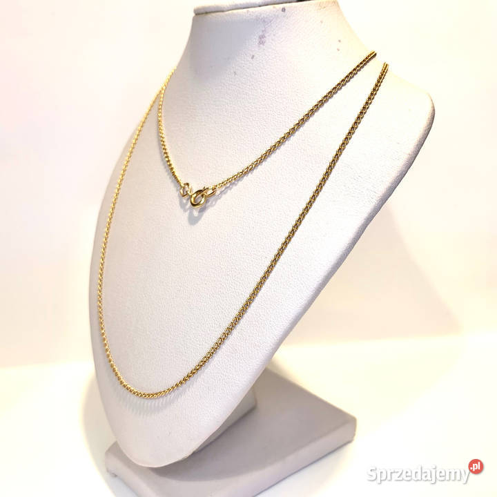 Złoty ŁAŃCUSZEK damski 585 14K PANCERKA 55 Warszawa
