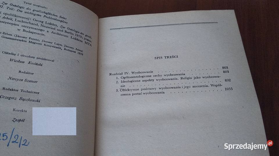 Wprowadzenie do ontologii bytu społecznego II2 Gdańsk