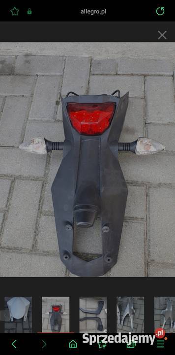 KTM 690 390 DUKE błotnik uchwyt stelaż tył Nowy Tomyśl