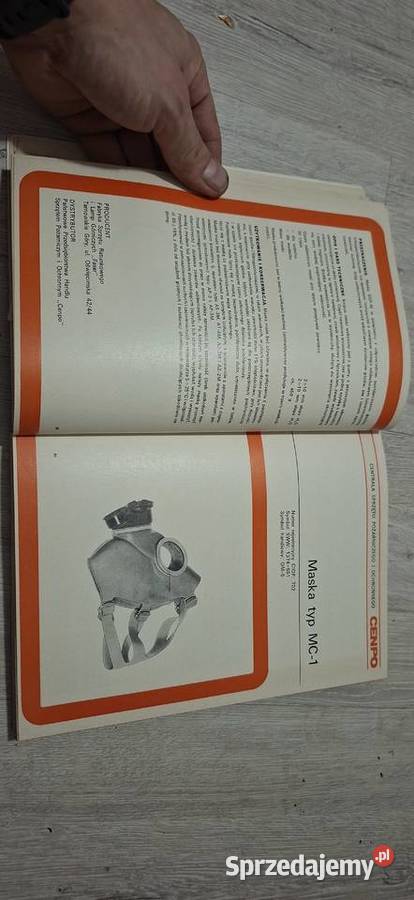 Katalog sprzętu ochrony osobistej CENPO wyd 1976 Łęczyca