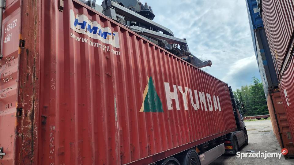 Kontener morski 40 DVHC 12 metrowy używany Zielona Góra