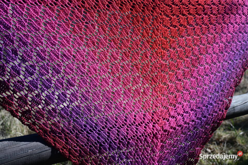 Chusta zrobiona na szydełku zachodniopomorskie Koszalin sprzedam