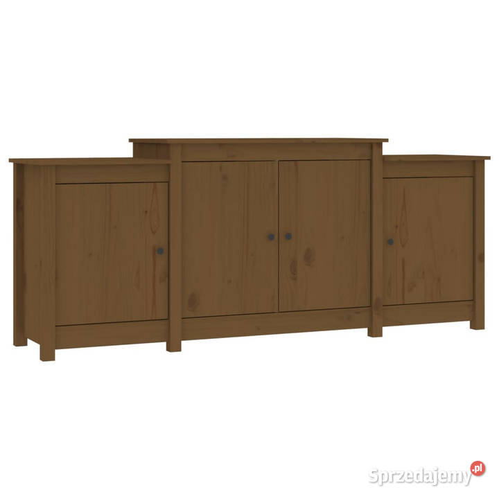 Szafka miodowy brąz 164x37x68 lite drewno Warszawa