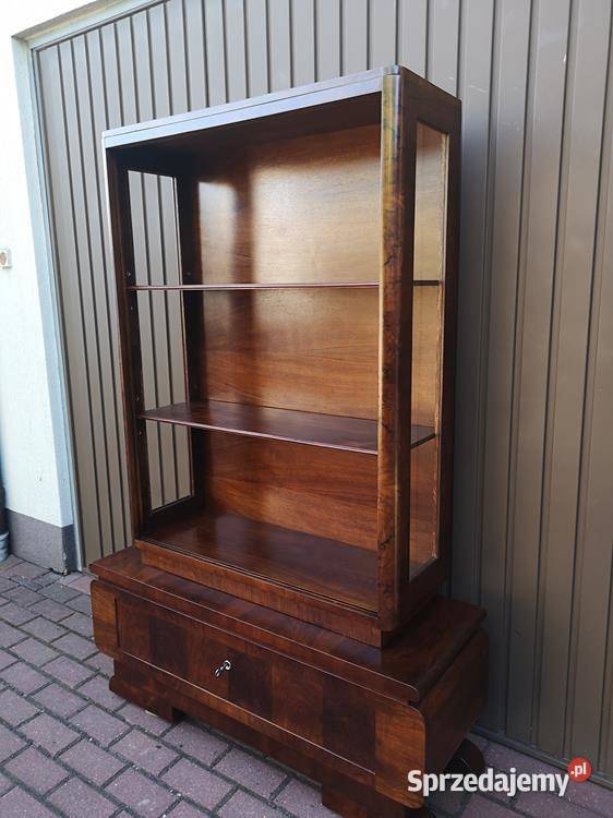 Witryna Serwantka ARTDECO Orzech Zgrabna Stara Meble Swarzędz