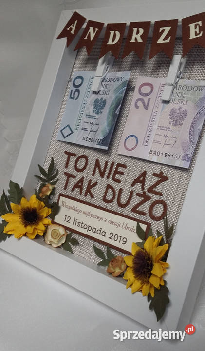 Urodzinowa ramka Rękodzieło kujawsko-pomorskie Zbójno