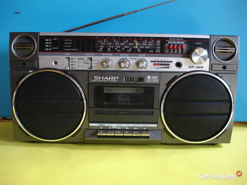 Radiomagnetofon SHARP GF454H Zielona Góra