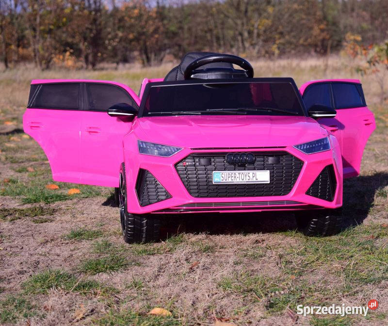 BAWIBUS Auto samochód na akumulator różowe Audi
