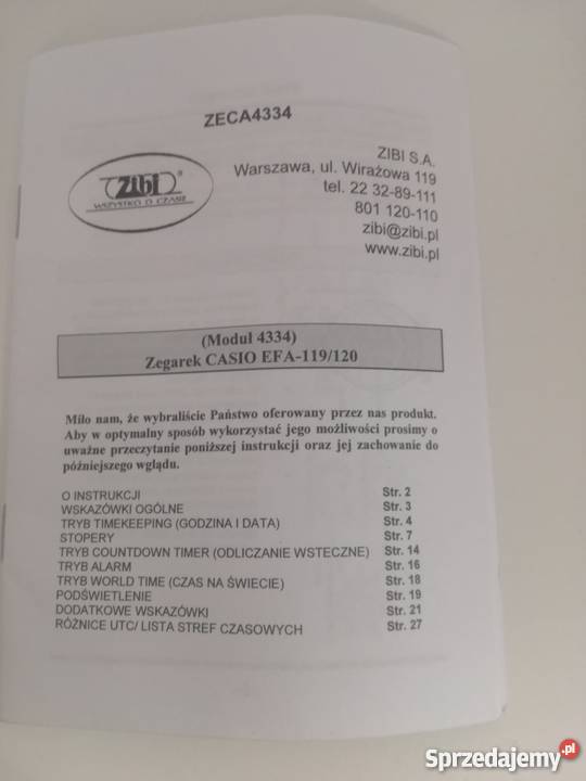 Zegarek Casio 121D Łódź sprzedam