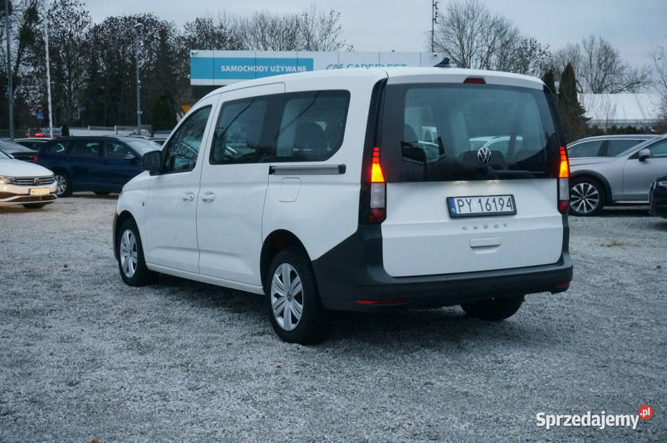 Volkswagen Caddy 20 TDI 122 MAXI 7 os Salon bluetooth Poznań sprzedam