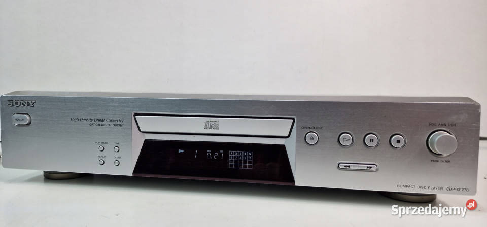 SONY odtwarzacz CD player CDP XE 270 CDPXE270 Odtwarzacze CD i MD