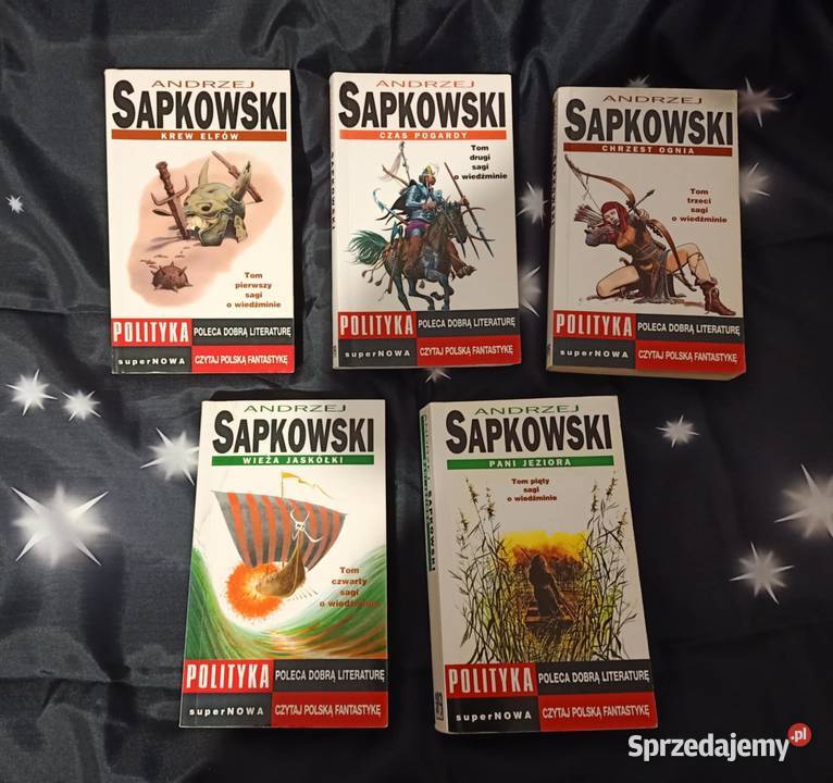 Wiedźmin Andrzej Sapkowski tom 1 5 Proza i poezja Poznań