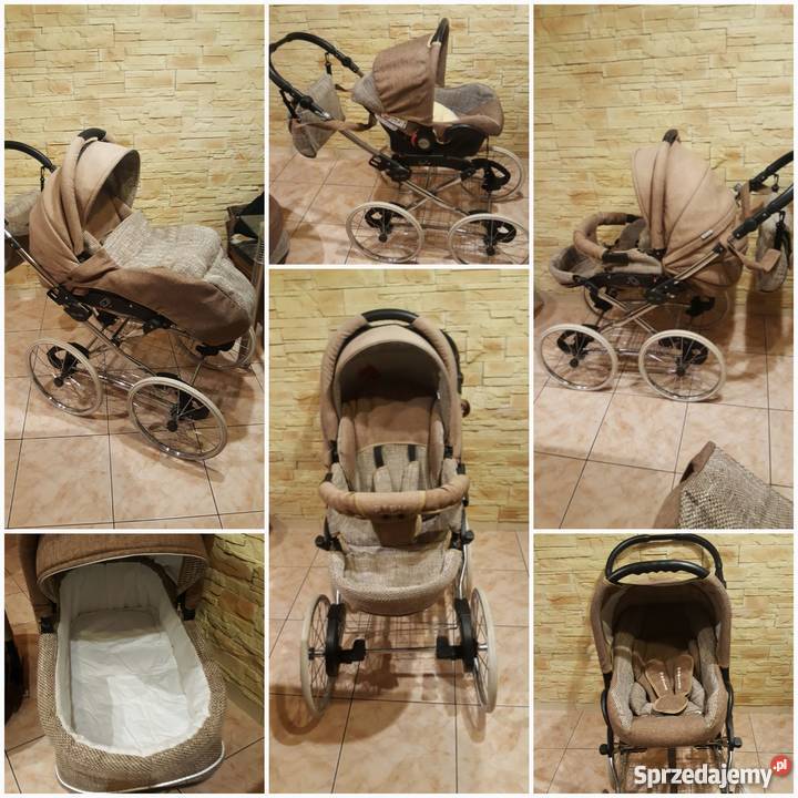 Sprzedam wózek 3w1 Baby Merc Zippy Q Retro z tworzywa lubelskie Chełm