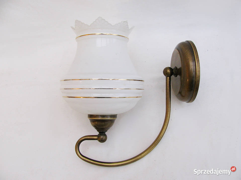 kinkiet mosiądz stylizowany V zachodniopomorskie Szczecinek