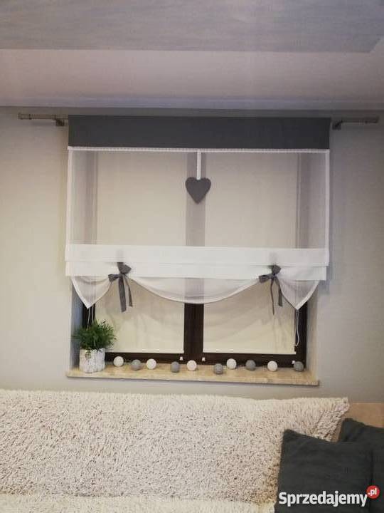 Firany roletki panele biały małopolskie