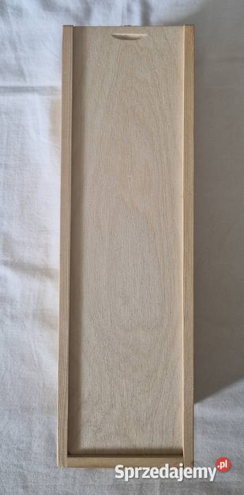 Drewniana skrzynkapudełko na alkohol Stojaki na wino sprzedam