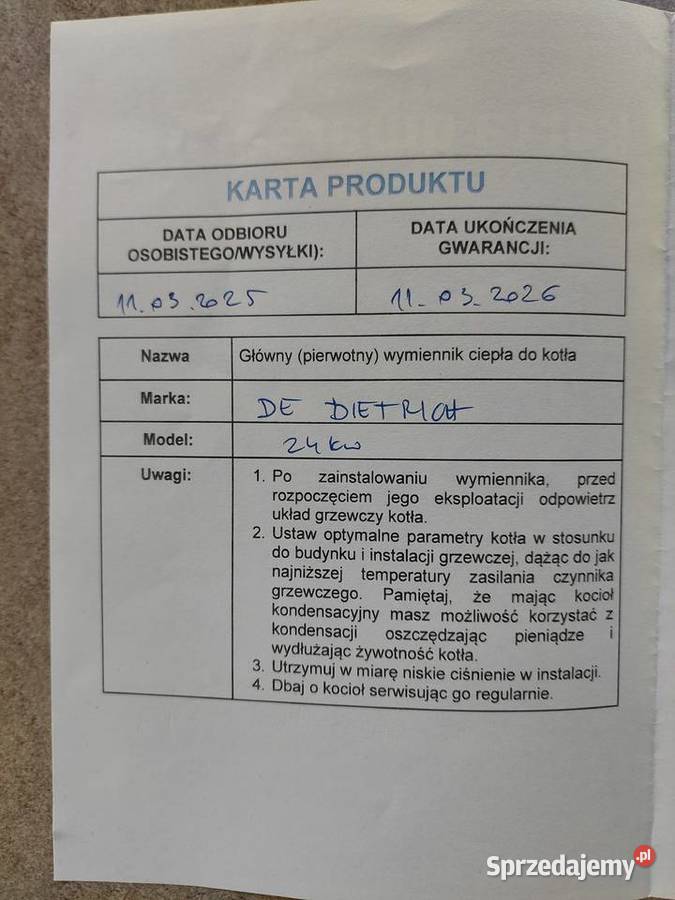 Piec gazowy dwufunkcyjny DeDietrich ECODENS DTG Ząbki