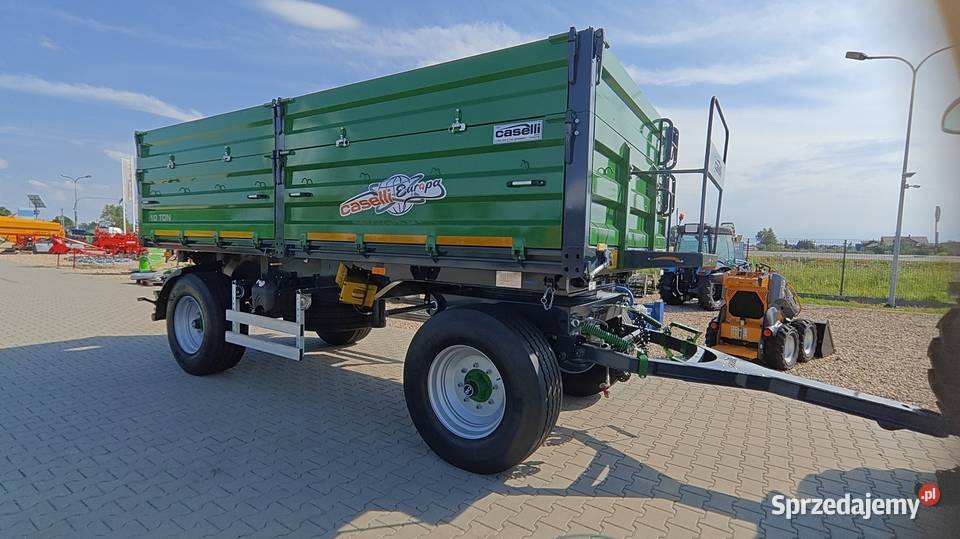 Przyczepa rolnicza 10 ton Caselli mocna i Rząśno