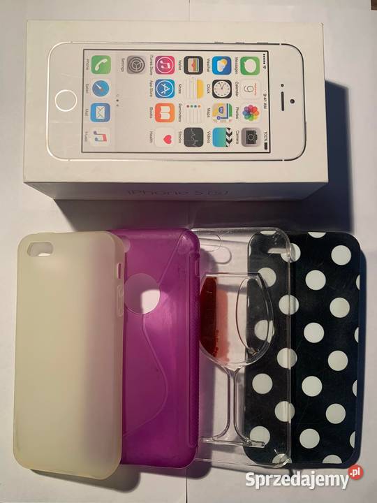 Pudełko iPhone 5S + 4x case