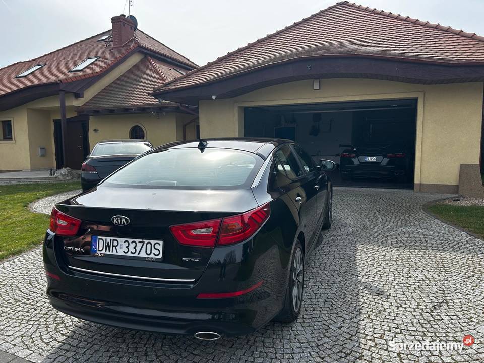 Kia Optima Raty Prywatnie ASO Skóra Najbogatsze czujnik parkowania Wrocław