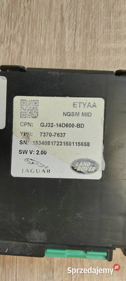 Moduł sterownik fotela prawy JAGUAR XJ X351 LIFT osobowe zachodniopomorskie Szczecin