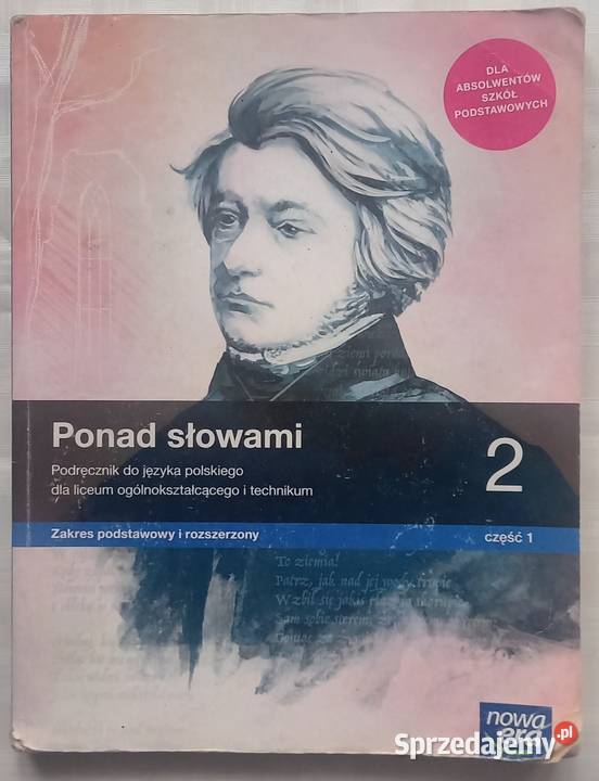 Ponad słowami 2 język polski podręcznik liceum miękka Małkinia Górna