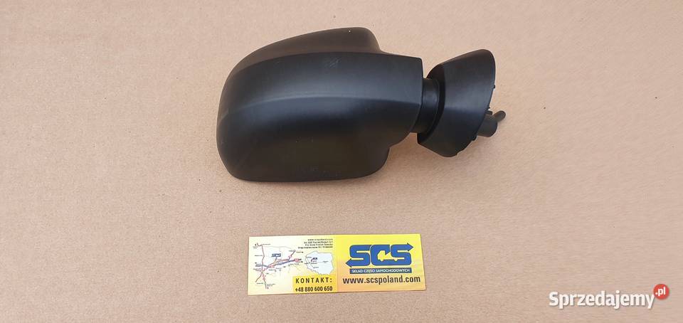 LUSTERKO PRAWE DACIA LOGAN Bieleń