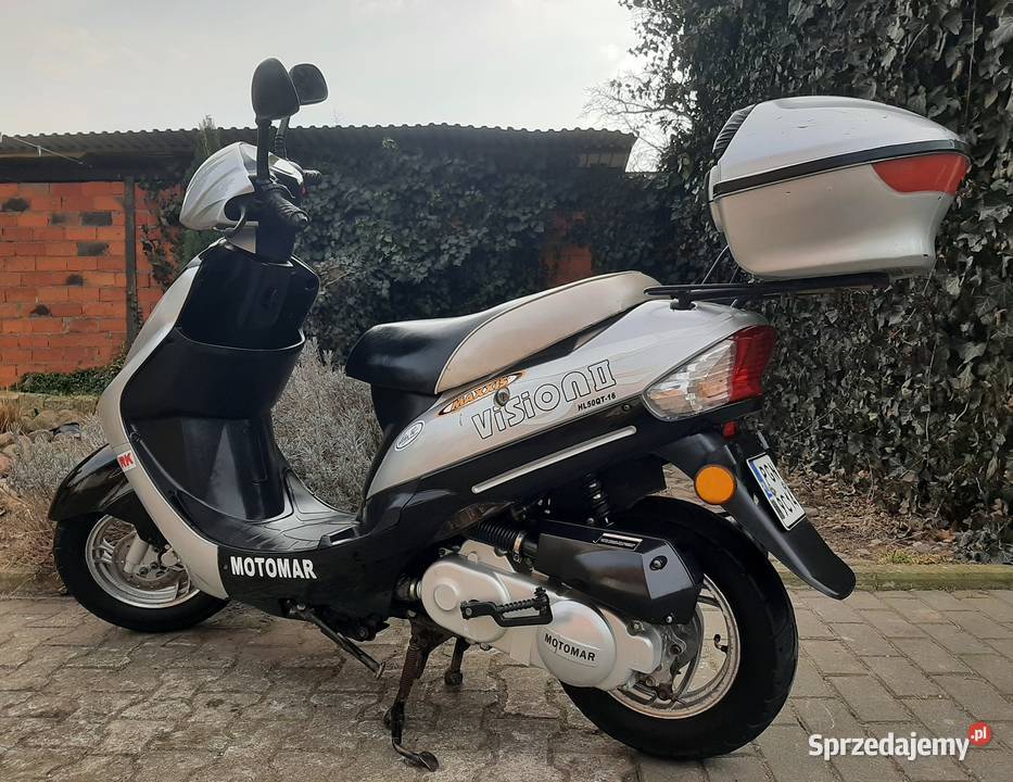 Ładny skuter Motomar Vision 50 4t 2008r 1wł 1717 Tuczno