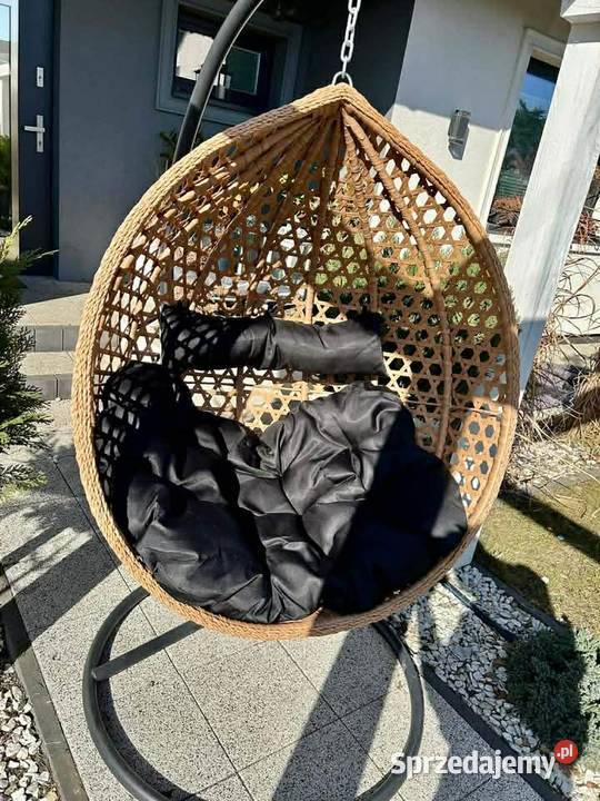 Kokon ogrodowy fotel wiszący leżak Huśtawki lubelskie sprzedam