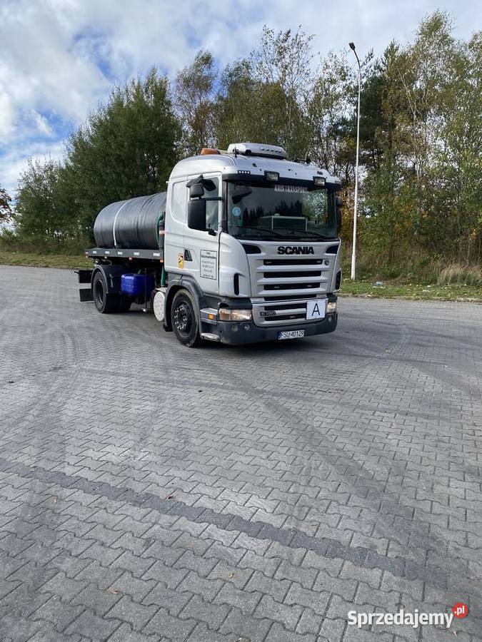Scania Aswnizacyjna Specjalny do Czyszczenia Boczów